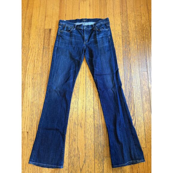 Citizens of Humanity Jeans Womens 32 Dark Wash Emannuelle Slim Boot Made USA - Picture 1 of 10